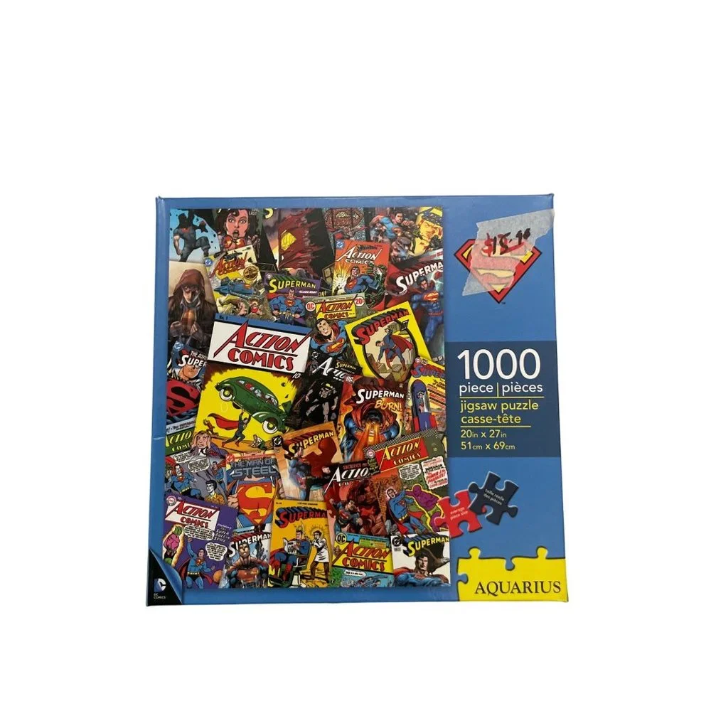 DC Comics Superman Comic Collage 1000 Piece Jigsaw Puzzle‎ Action Comics New